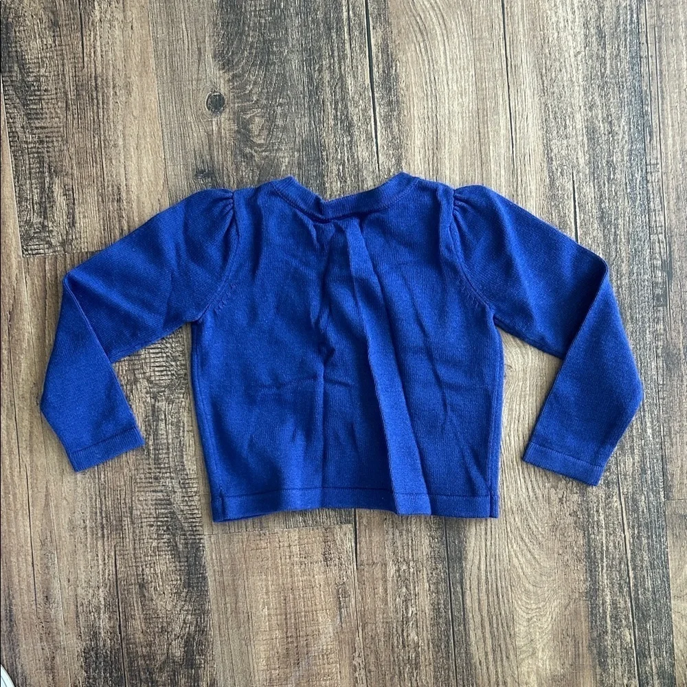 Gymboree Blue Button Down sweater with Embellishments